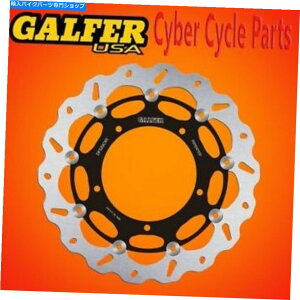 front brake rotor 2007�N����2014�N���}�nYZF R1 DF520CW�̂��߂̃M�����[�t�����g�t���[�e�B���O�E�F�[�u���[�^�[ Galfer Front Floating Wave Rotor For 2007-2014 Yamaha YZF R1 DF520CW�y���s�A���i�z