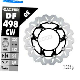 front brake rotor Galfer Frontアルミ浮遊波ローターW /穴 - DF498CW Galfer Front Aluminium Floating Wave Rotor w/Holes - DF498CW