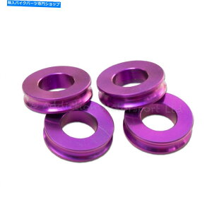 Brake Caliper �h�D�J�e�B�}���`�X�g���_1200S���W�A���u���[�L�L�����p�[�p5mm���F�̃`�^���X�y�[�T�[ 5mm Purple Titanium Spacers for Ducati Multistrada 1200S Radial Brake Calipers