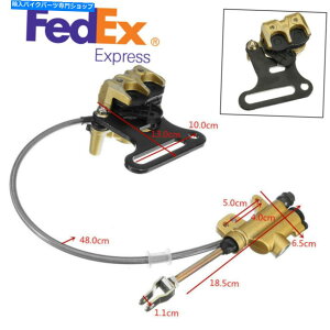 Brake Caliper 110cc 125cc crf crf klxp̕č̎]ԖAfBXNu[LLp[VXe US- Dit Bike Hydraulic Rear Disc Brake Caliper System For 110cc 125cc CR CRF KLX