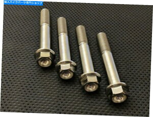 Brake Caliper �`�^�����W�A���L�����p�[�}�E���g�{���g�L�b�g�w�b�N�X�t�����W70mm�v�����C�gM10-1.25p Titanium Radial Caliper Mount Bolt Kit Hex Flange 70mm Prolite M10-1.25p�y���s�A���i�z