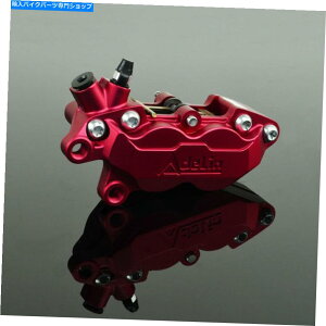 Brake Caliper ���u���[�L�L�����p�[4�s�X�g���Y�|�b�g�_�[�g���[�V���O�X�g���[�g�o�C�N�I�[�g�o�C�A���~�j�E�� Left Brake Caliper 4 Pistons Pot Dirt Racing Street Bike Motorcycle Aluminum�y���s�A���i�z