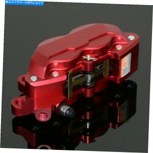 Brake Caliper cnc refit���u���[�L�L�����p�[�|���v4�s�X�g�����[�V���O�X�g���[�g�o�C�N���[�^�[�T�C�N�����b�h CNC Refit Left Brake Caliper Pump 4 Pistons Racing Street Bike Motorcycle Red�y���s�A���i�z