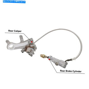 Brake Caliper CR125R CRF250R CRF450RX̃A~jEAu[LLp[}X^[V_[ Aluminum Rear Brake Caliper Master Cylinder For CR125R CRF250R CRF450RX