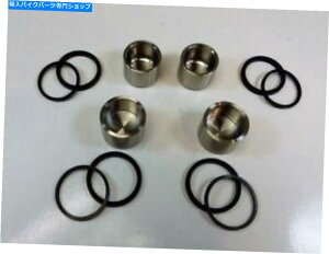 Brake Caliper }nXP 500zCg}bNX2010̃XeX|u[LLp[sXgV[ STAINLESS STEEL BRAKE CALIPER PISTONS & SEALS FOR Yamaha XP 500 White Max 2010