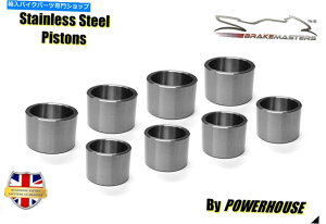 Brake Caliper �z���_NSR250 R K�t�����g�u���[�L�L�����p�[�X�e�����X�X�`�[���s�X�g���Z�b�g1989 MC18 Honda NSR250 R K front brake caliper stainless steel piston set 1989 MC18�y���s�A���i�z