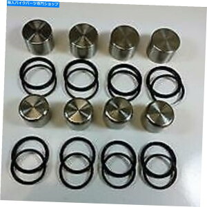 Brake Caliper ̃u[LLp[sXgƃ}nFZS 1000 FAZER 2002̃V[ BOTH BRAKE CALIPER PISTONS & SEALS FOR Yamaha FZS 1000 Fazer 2002