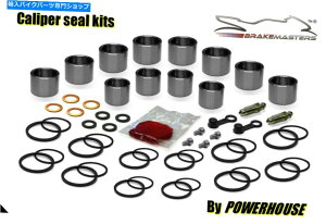 Brake Caliper XYLGSX-R750 SRADtgu[LLp[sXgV[ČLbg1996 1997 Suzuki GSX-R750 SRAD front brake caliper piston seal rebuild kit 1996 1997