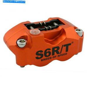 Brake Caliper u[LLp[Xe[W6 r/t 4}n50lIX̃sX^IW1997-2014 Brake Caliper STAGE6 R/T 4 Pista Orange For Yamaha 50 Neos 1997-2014