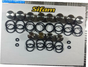 Brake Caliper �X�Y�LGSXR750�X���b�h�t�����g�g�L�R6�|�b�g�u���[�L�L�����p�[�V�[���L�b�g�g�L�R�t���Z�b�g Suzuki GSXR750 SRAD front Tokico 6 Pot Brake Caliper Seal Kit Tokico Full Set�y���s�A���i�z
