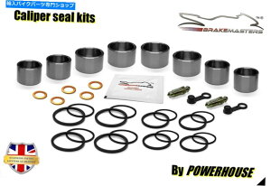 Brake Caliper }nXV19 M[hCi[~bhiCgtgu[LLp[sXgV[LbgZbg2007 Yamaha XV19 M Roadliner Midnight front brake caliper piston & seal kit set 2007