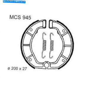 Brake Shoes BMW R 100 GS 1986-1990�̃u���[�L�V���[�Y�G�N�X�X�v�����O�g�D���[TRW Brake Shoes Exc Springs TRW For BMW R 100 GS 1986 - 1990