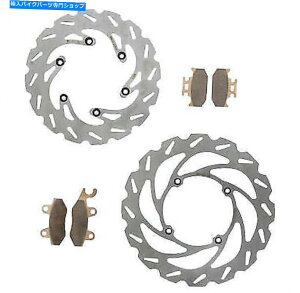 Brake Shoes 1994 Kawasaki KDX200tgAv`hu[L[^[Ədx̃f[eBu[Lpbh 1994 Kawasaki KDX200 Front & Rear RipTide Brake Rotors & Severe Duty Brake Pads