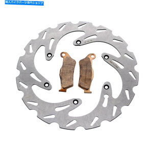 Brake Shoes �t�����g���v�`�h�u���[�L���[�^�[�f�B�X�N�ƃu���[�L�p�b�h��2009-2013 KTM 525 Exc�ɓK�����܂� Front RipTide Brake Rotor Discs and Brake Pads fits 2009 - 2013 KTM 525 EXC�y���s�A���i�z