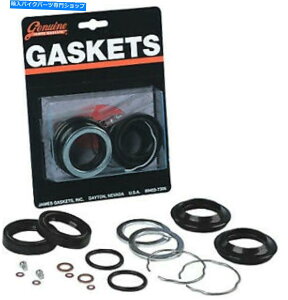 Fork Seals 6815243�K�X�P�b�g�V�[���t�H�[�N�t�H�[�N���C�g�X�|�[�c�X�^�[�L�b�g�W�F�[���X�K�X�P�b�g45849-96 6815243 GASKET SEAL FORK LATE SPORTSTER KIT JAMES GASKETS 45849-96�y���s�A���i�z