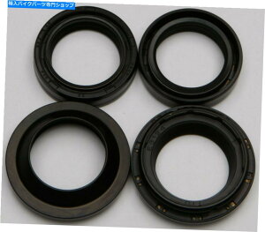 Fork Seals 01-09̃tH[NIC_XgV[LbĝׂẴ{[[XtH[NIC_XgV[Lbg125G~l[^[ All Balls Racing Fork Oil & Dust Seal Kit For 01-09 Kawasaki BN 125 Eliminato