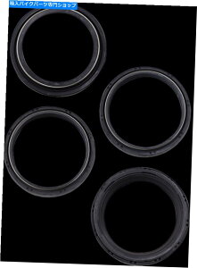 Fork Seals �v���~�A���t�H�[�N�I�C���V�[���Y�_�X�g���C�p�[�č\�z�L�b�g48mm�X�Y�LRMZ250 04-06 13-21 Premium Fork Oil Seals Dust Wipers Rebuild Kit 48mm Suzuki RMZ250 04-06 13-21�y���s�A���i�z