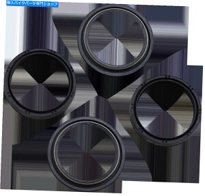 Fork Seals ���[�X�v���~�A���t�H�[�N�I�C���V�[���_�X�g���C�p�[�č\�z�L�b�g48mm ktm 950�X�[�p�[���g05-07 Moose Premium Fork Oil Seal Dust Wipers Rebuild Kit 48mm KTM 950 Supermoto 05-07�y���s�A���i�z