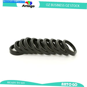 Fork Seals 10 XtH[NICV[46mm x 58.1mm x 9.5/11.5mmKX500 1997-2003 2004 10 x Fork Oil Seal 46mm x 58.1mm x 9.5/11.5mm For KAWASAKI KX500 1997-2003 2004