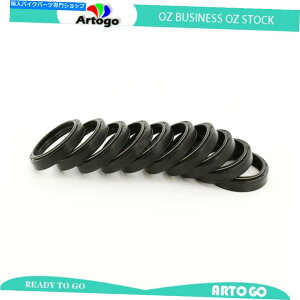 Fork Seals 10 xtH[NICV[46mm x 58.1mm x 9.5/11.5mmz_CR125R 1997- 2006 2007 10 x Fork Oil Seal 46mm x 58.1mm x 9.5/11.5mm For HONDA CR125R 1997- 2006 2007