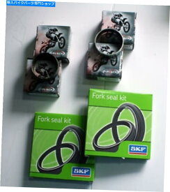 Fork Seals SKFフォークサービスキットブッシング＆シングルリップシール1998-2002カワサキZX6-R SKF Fork Service Kit Bushings & Single Lip Seals 1998-2002 Kawasaki ZX6-R