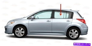 �K���X �t�B�b�g07-11 Versa Sedan 07-13 Versa�n�b�`�o�b�N�h���C�o�[���㕔�h�A���K���X Fits 07-11 Versa Sedan 07-13 Versa Hatchback Driver Left Rear Door Window Glass�y���s�A���i�z