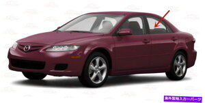 KX 2003-2008}c_6Z_hCo[̌㕔hAKX Fits 2003-2008 Mazda 6 Sedan Driver Left Side Rear Door Window Glass