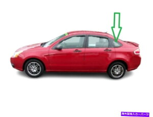 KX tBbg2008-2011 FordtH[JX4DOORZ_㕔hCo[TChNH[^[EBhEKX Fit 2008-2011 Ford Focus 4Door Sedan Rear Left Driver Side Quarter Window Glass