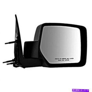 �K���X VAM��08-12���o�e�B�[�E�p�X�~���[�p���[�e�L�X�g�u���b�N�}�j���A���܂肽���ݎ� VAM Fits 08-12 Liberty Right Pass Mirror Power Text Black Manual Folding No Heat