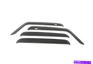 �K���X 07-18�̊��ȃ��b�W�E�B���h�E���C���_�t�F���N�^�[�W�[�v�����O���[������jk -rug11 Rugged Ridge Window Rain Deflectors for 07-18 Jeep Wrangler Unlimited JK - rug11