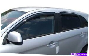 KX Auto Ventshade 94191 Ventvisor Deflector 4 PCB 11-13 Outlander Sport RVRɓK܂ Auto Ventshade 94191 Ventvisor Deflector 4 pc. Fits 11-13 Outlander Sport RVR