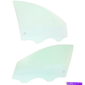 KX 2006N2010ÑhAOX2̃tghCo[Əȑ̃q_C\i^Zbg Door Glass For 2006-2010 Hyundai Sonata Set of 2 Front Driver and Passenger Side