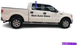 �K���X �t�B�b�g2009-2014 Ford F150�N���[�L���u�p�b�Z���W���[�T�C�h�E�㕔�h�A���K���X Fits 2009-2014 Ford F150 Crew Cab Passenger Side Right Rear Door Window Glass�y���s�A���i�z