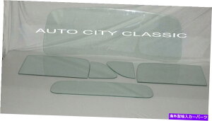 �K���X �K���X1951 1952�t�H�[�h�s�b�N�A�b�v�g���b�N�t�����g�K���X�x���g�h�A���A�o�b�N�Z�b�g�N���A Glass 1951 1952 Ford Pickup Truck Windshield Vent Door Rear Back Set Clear