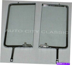 KX NAxgKXgݗĂꂽLHRH 1955 1956 1957 Chevy 2/4dr Hardtop Convert Clear Vent Glass Assembled LH & RH 1955 1956 1957 Chevy 2/4dr Hardtop Convert