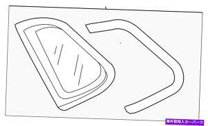 �K���X �{���̃t�H���N�X���[�Q���N�H�[�^�[�O���X5NN-845-041-E-NVB Genuine Volkswagen Quarter Glass 5NN-845-041-E-NVB�y���s�A���i�z