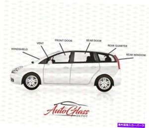 KX 99-2003 MERɓK܂B CLK 320 430 55AMG 2hAN[y/Ro[`utghAOX Fits 99-2003 MER. CLK 320 430 55AMG 2Door Coupe/Convertible Front Left Door Glas