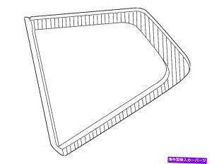 KX {̓Y[OqE㕔p̃NH[^[KX83300-4C90A Genuine Nissan Rogue Passenger Right Rear Corner Quarter Glass 83300-4C90A