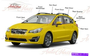 �K���X �t�B�b�g16-21���Y�^�C�^���^�C�^��XD�N���[�L���u�p�b�Z���W���[�E�㕔�h�A���K���X Fits 16-21 Nissan Titan Titan XD Crew Cab Passenger Right Rear Door Window Glass�y���s�A���i�z