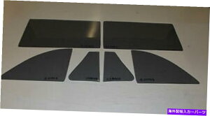 �K���X 1950-1952 Chev Pontiac Hardtop��Convert Glass Vent Door�N�H�[�^�[�Z�b�g�O���[ 1950-1952 Chev Pontiac Hardtop and Convert Glass Vent Door Quarter Set Grey�y���s�A���i�z