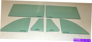 KX ΐF̐F̃xghANH[^[Kl57-58rCbNI[Y[rRo[`u Vent Door Quarter Glasses in Green Tint 57-58 Buick Oldsmobile Convertible