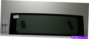 KX tBbg03-10n}[H2 4hA[eBeBAEBhEKXMiÂFtj +ڒ Fit 03-10 Hummer H2 4 Door Utility Rear Window Glass Heated (Dark Tinted) + Glue