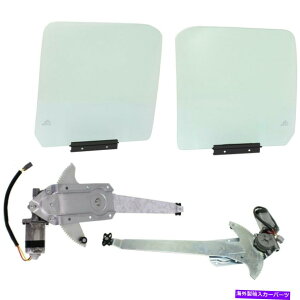 KX F150gbNF250 F350 LHRH FORD4̑OʍƉẼhAOXZbg Door Glasses Set of 4 Front Left-and-Right for F150 Truck F250 F350 LH & RH Ford