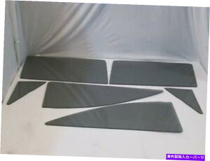 ガラス 1955 1956 Mercury Montclair2ドアハードトップガラスベントドアクォーターセット煙 1955 1956 Mercury Montclair 2 Door Hardtop Glass Vent Door Quarter Set Smoke