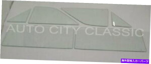 �K���X 1962 Chevy II Nova 2�h�A�Z�_���K���X�x���g�h�A�N�H�[�^�[�Z�b�g�N���A 1962 Chevy II Nova 2 Door Sedan Glass Vent Door Quarter Set Clear�y���s�A���i�z