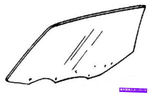 KX tBbg1985g^ZJ2DRRo[`uȂ̉ẼhAOX Fits 1985 Toyota Celica 2DR Convertible Front Passenger Right Side Door Glass
