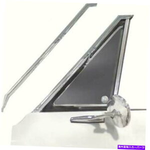 KX 1967 Camaro Firebird;NtgxgEBhE̒[fBOByA 1967 Camaro Firebird; Chrome Front Vent Window Pillar Moldings ; Pair
