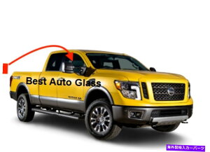 �K���X �t�B�b�g17-21���Y�^�C�^��16-21�^�C�^��XD��q�E���ʌ��֑��K���X Fits 17-21 Nissan Titan 16-21 Titan XD Passenger Right Front Door Window Glass�y���s�A���i�z