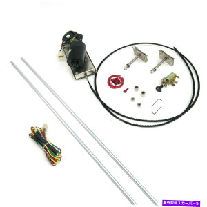 KX NVbNJ[܂̓gbNCp[LbgWC[n[lXKbT[[C_[ANZT[t[h Classic Car or Truck Wiper Kit w Wiring Harness gasser lowrider accessories hood