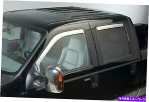 �K���X 99-16�t�H�[�h�X�[�p�[�f���[�e�B�N���[�L���u�i4�̃Z�b�g�j�v�f�N�����E�B���h�E�o�C�U�[�̃v�b�g�R Putco for 99-16 Ford SuperDuty Crew Cab (Set of 4) Element Chrome Window Visors